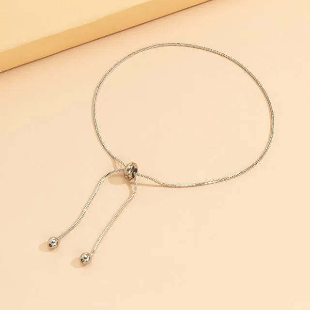 Adjustable Chain Anklet Bracelet for Women Vintage Chain Anklet