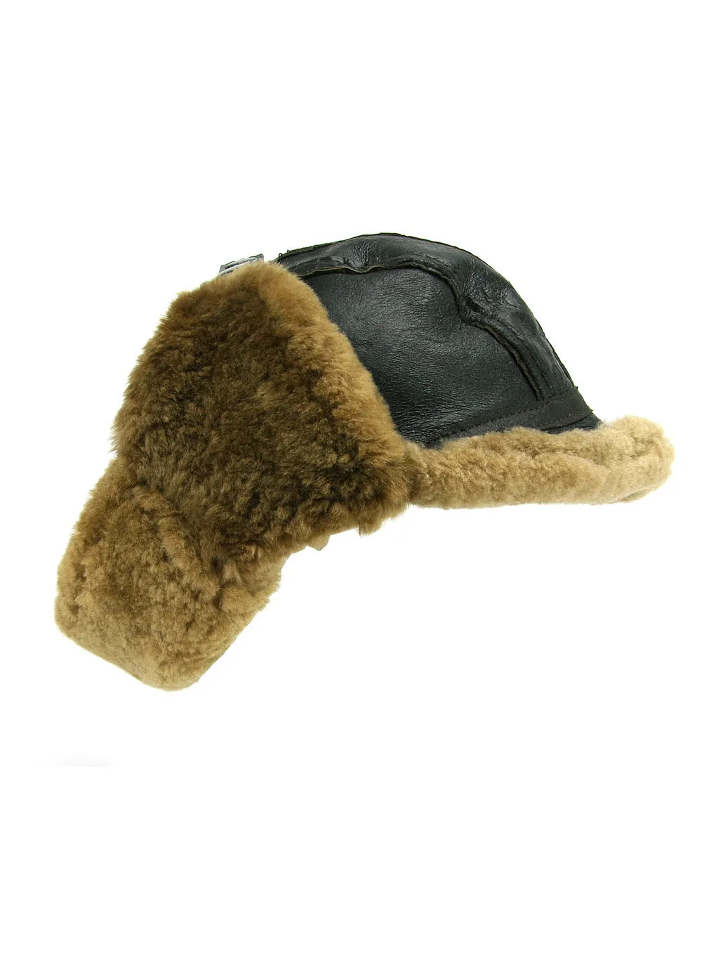 Biggles Sheepskin Flying Helmet