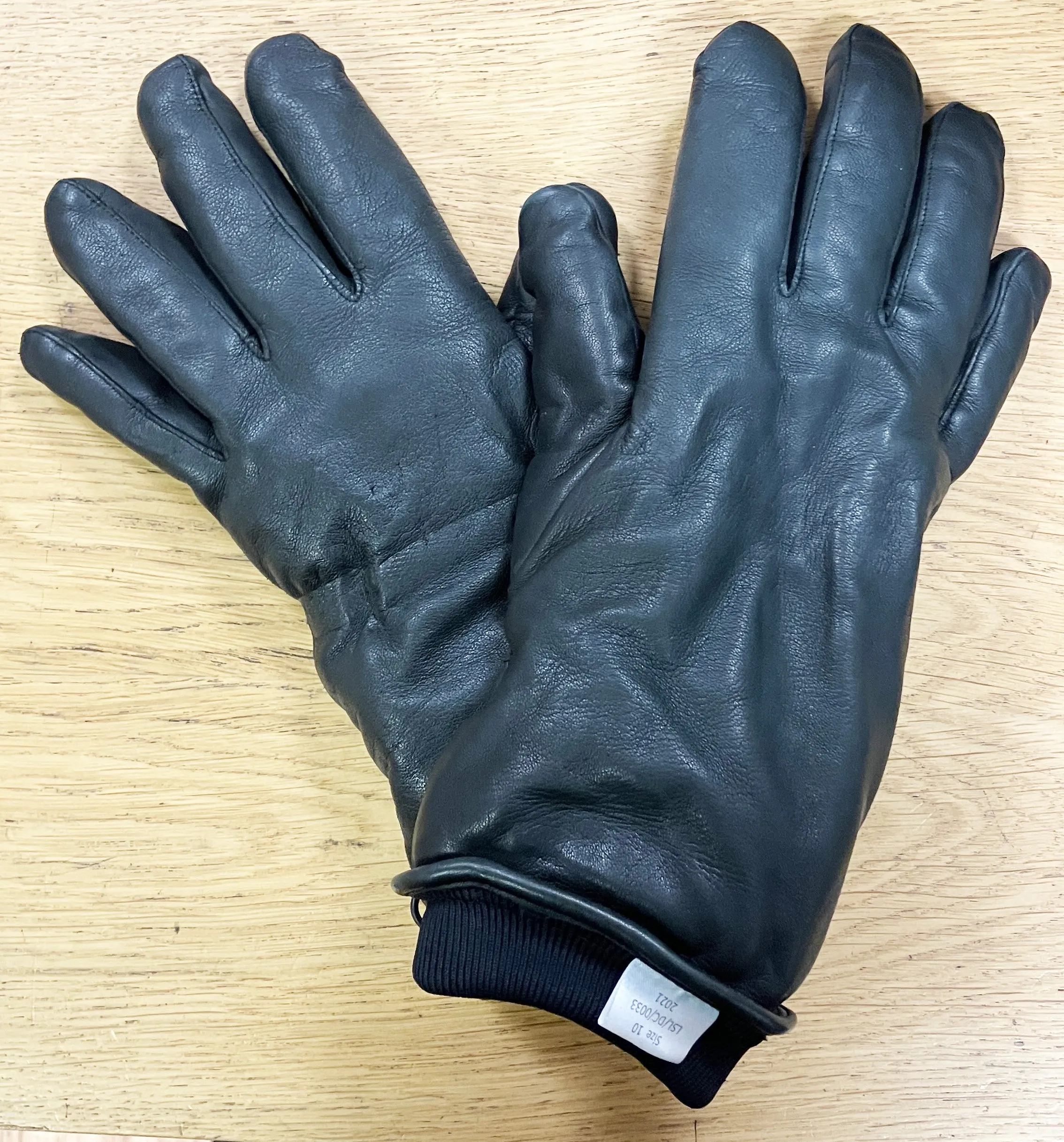 British Army Black Leather Combat Gloves MKII - Grade 1