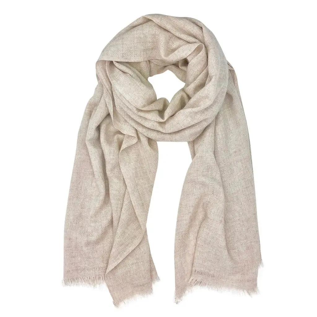 Cashmere Scarf | Blush Handloom