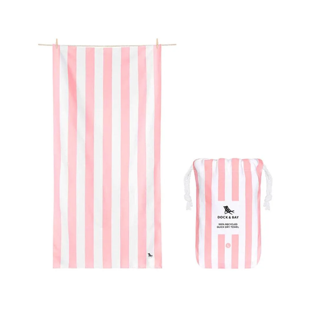 Dock & Bay Beach Towel - Malibu Pink