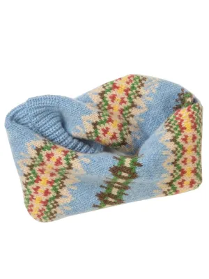 Fairisle Lambswool Vintage Style Turban in Strathmore