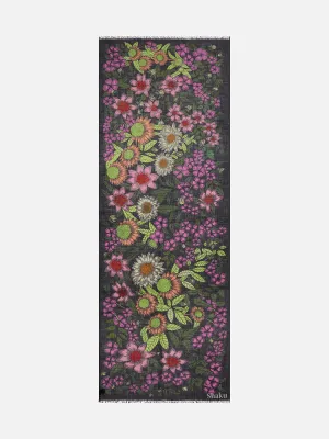 Floral Madness Scarf Midnight