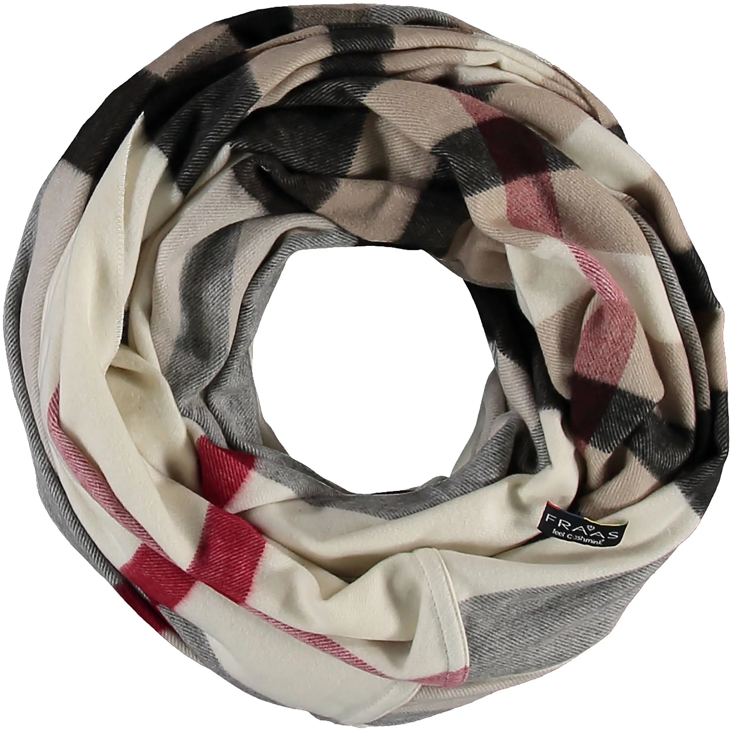 FRAAS Plaid Cashmink® Infinity Scarf