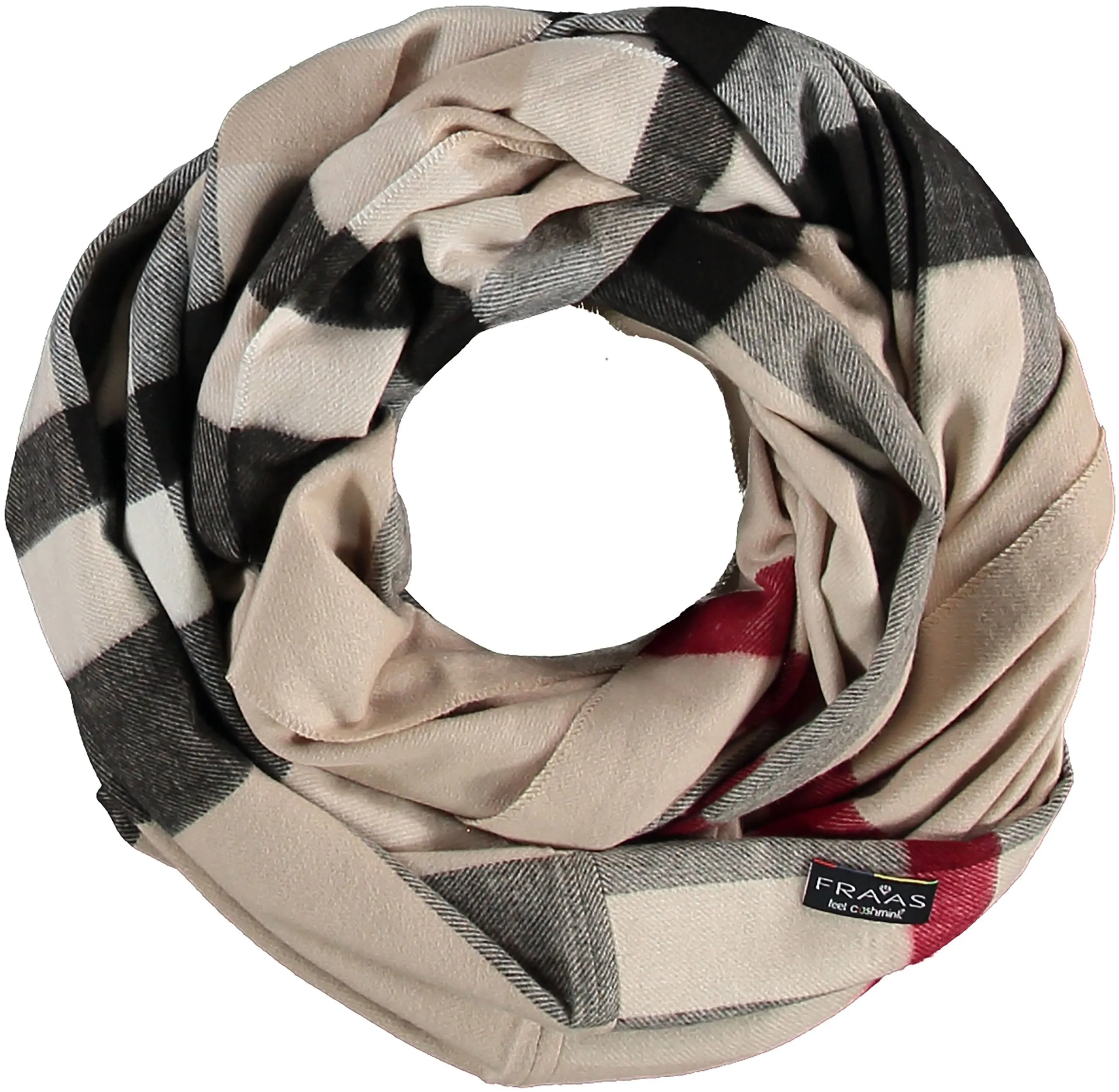 FRAAS Plaid Cashmink® Infinity Scarf