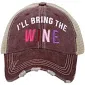 Hats Ill bring the alcohol Bail money Bad decisions Gangsta rap Wine Essentials Embroidered Personalize