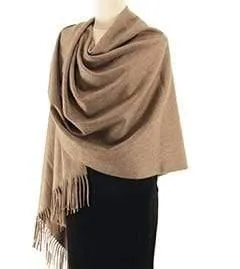 Hot Sale All-Match Men Women Solid Color Luxurious Elegant Cashmere Scarves With Tassel