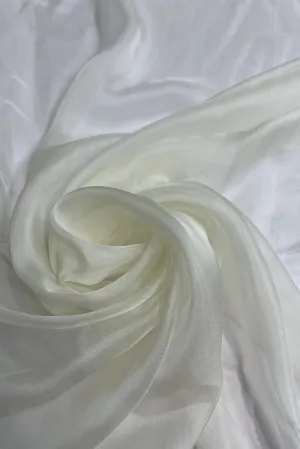 Ivory Silk Chiffon