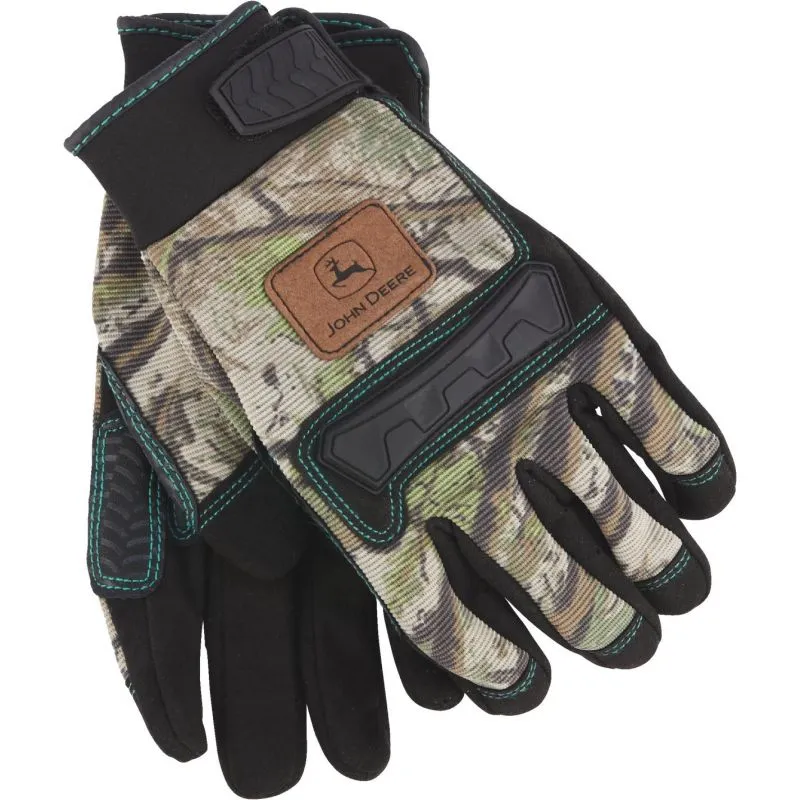 John Deere Synthetic Leather Work Gloves