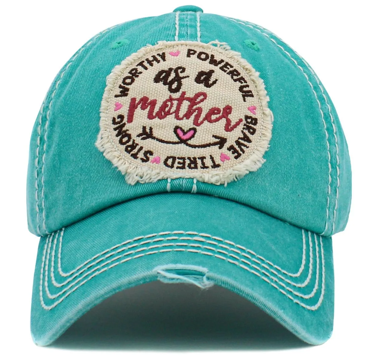 KBV1487 'As a Mother' Washed Vintage Ballcap