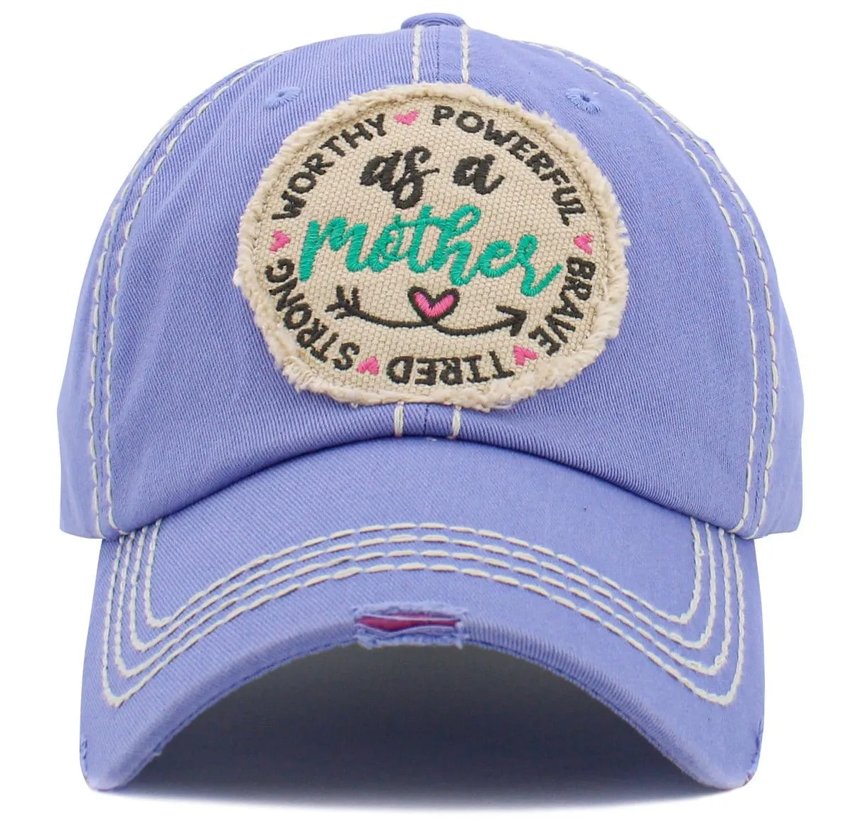 KBV1487 'As a Mother' Washed Vintage Ballcap