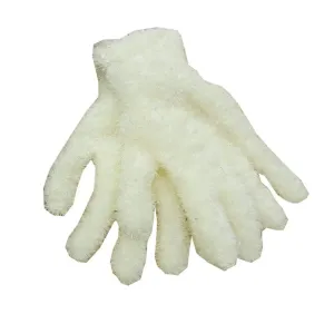 Ladies Feather Feel Stretch Gloves Xmas Stocking Filler Thermal Gloves - 8 Colours (Cream)