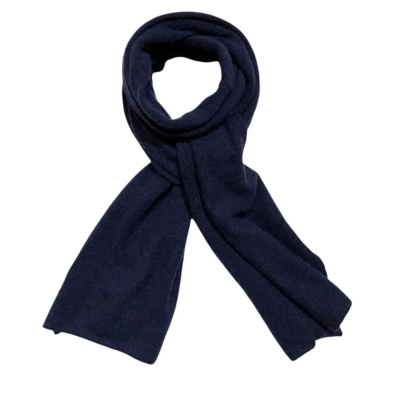 Navy Cashmere Scarf