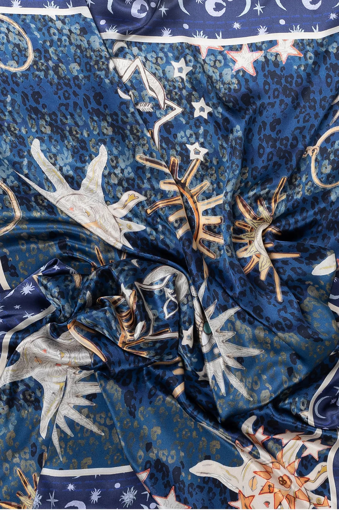 Oblong Pareo Scarf / "Mythical Sky"