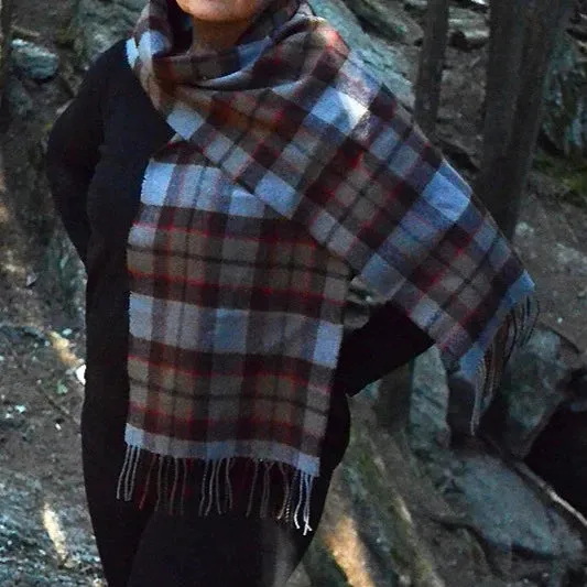 Outlander "Fraser" Lambswool Tartan Scarf