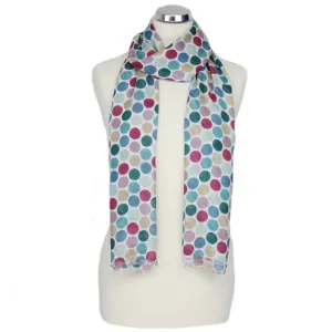 Peony Jenny Spot Mint/Rose Scarf