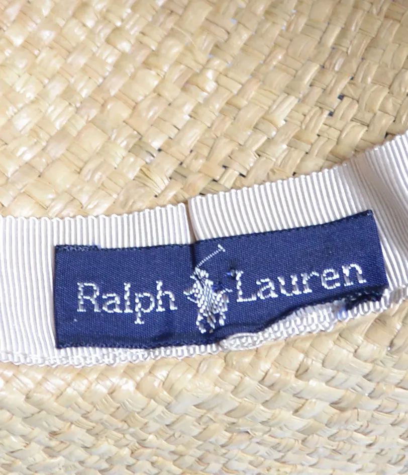 Ralph Lauren Straw Wide Brimmed vintage hat