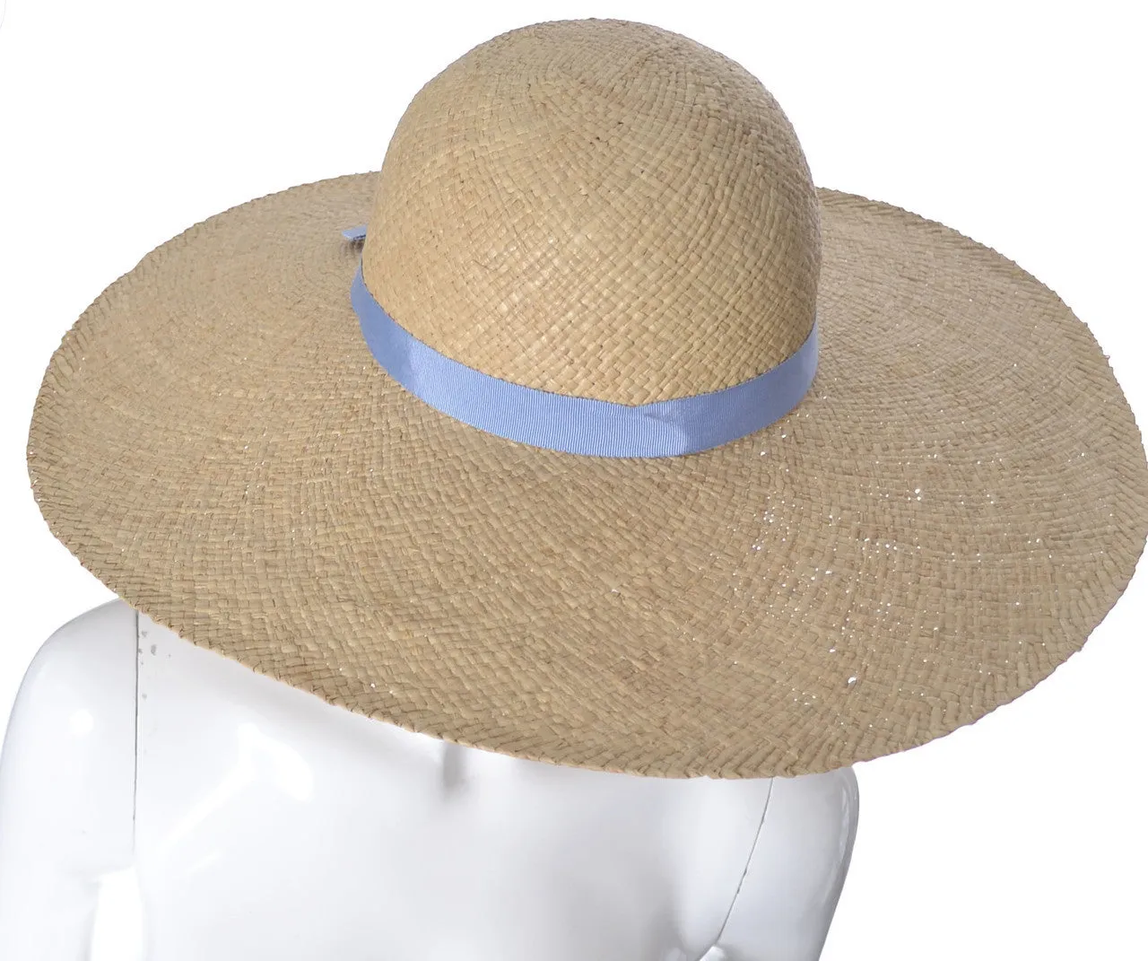 Ralph Lauren Straw Wide Brimmed vintage hat