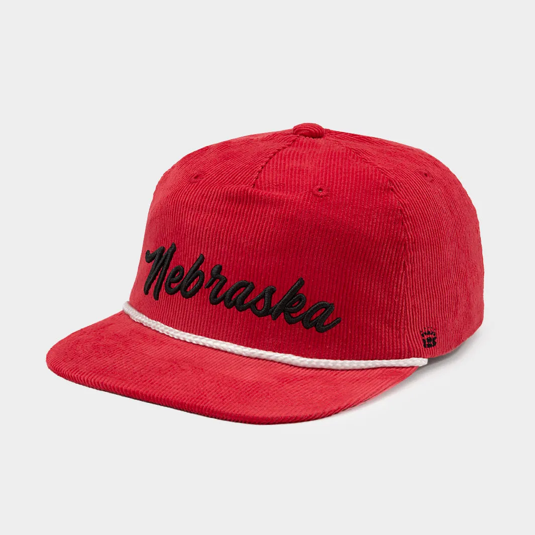 Retro Nebraska Cornhuskers Corduroy Hat