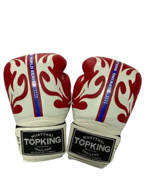 Top King Boxing Gloves TKBGWS World Series RED NO AIR