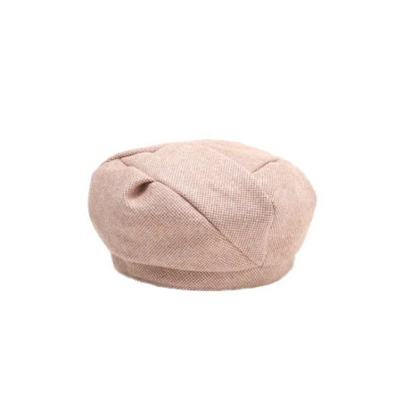 Vintage Beret Cap Octagonal Hat Autumn Winter Hats For Women