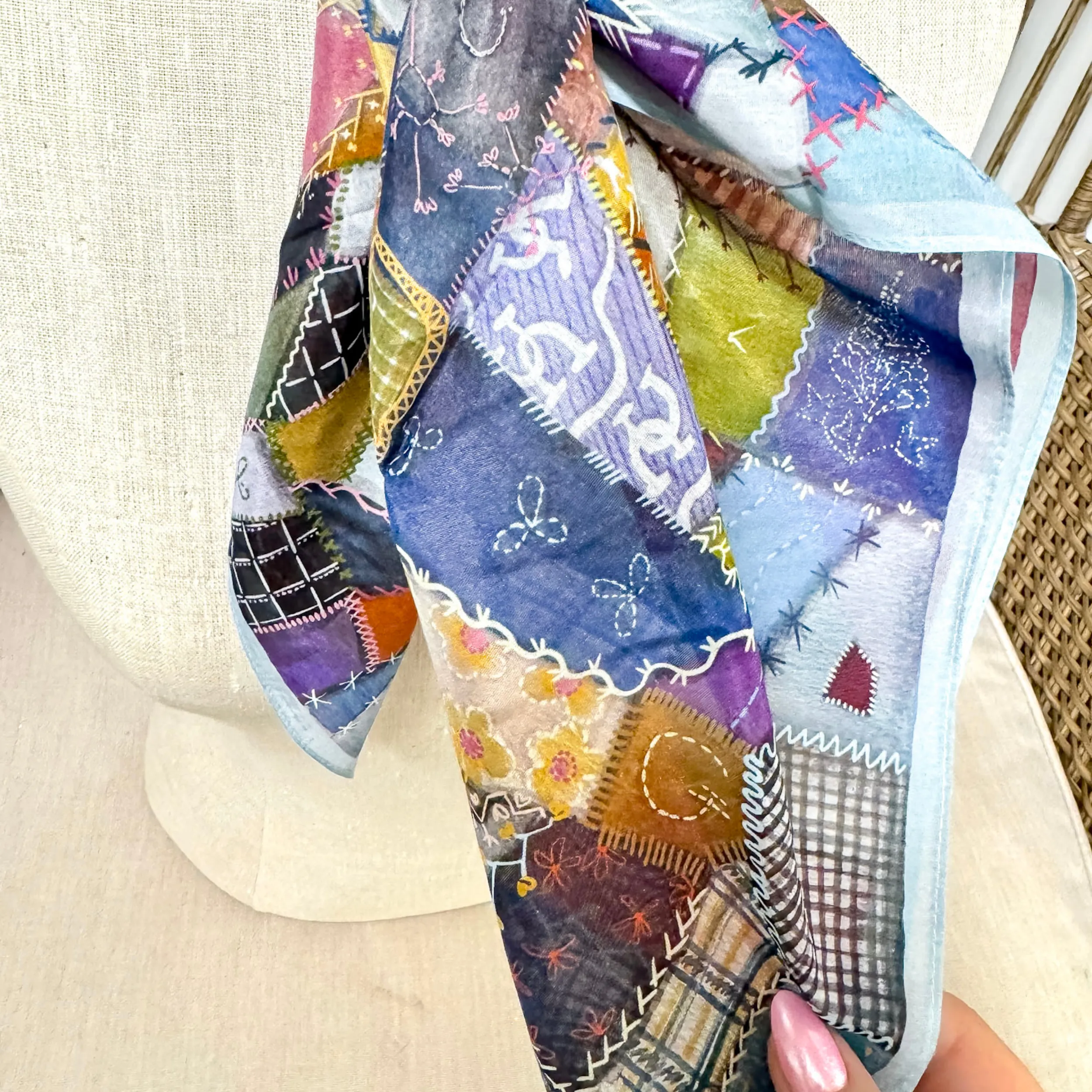 XOXO Art & Co | Crazy Quilt Shorty Wild Rag